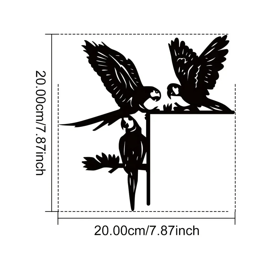 CIFBUY Decoration Three Parrots Home Decorative Iron Crafts Wall Stickers Door Corner Decorations Door Frame Corner Decor Art H
CIFBUY Decoration Three Parrots Home Decorative Iron Crafts Wall Stickers Door Corner Decorations Door Frame Corner Decor Art H