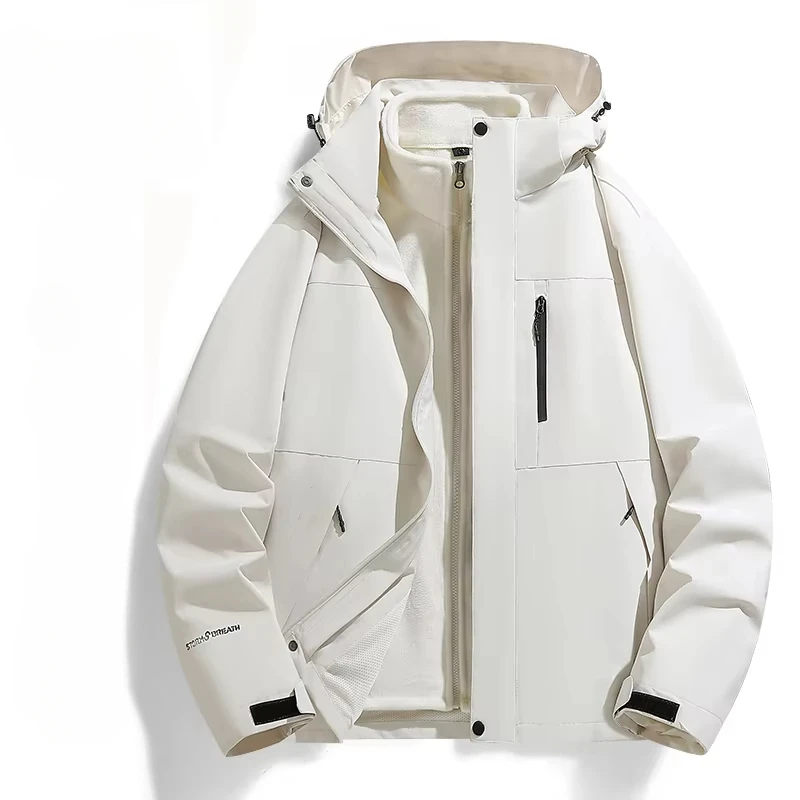 Outdoor Waterproof Hiking Jackets for Men 3 in 1 Thicken Warm Hooded Male Coats Camping Windbreaker Winter Outerwear Fashion New
Outdoor Waterproof Hiking Jackets for Men 3 in 1 Thicken Warm Hooded Male Coats Camping Windbreaker Winter Outerwear Fashion New