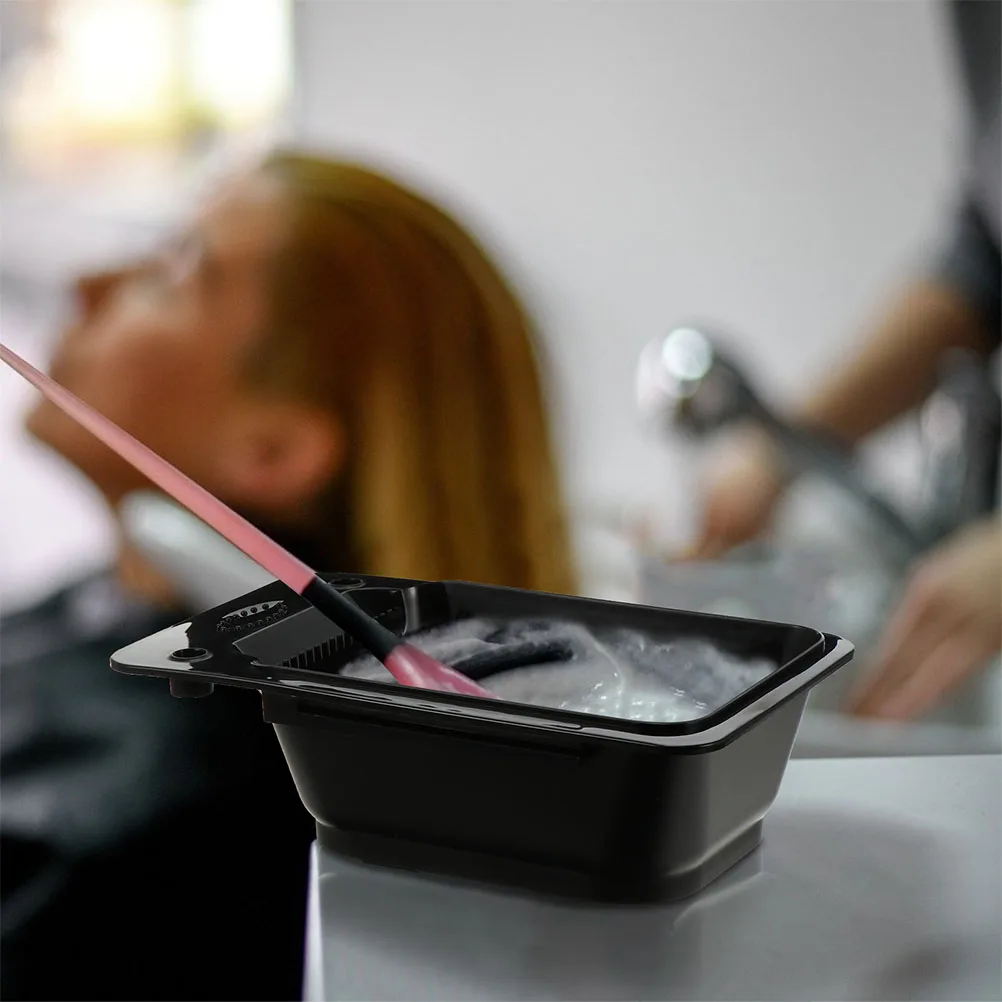 Dye Black Dye Hair Color Bowl Sturdy Reusable Salon Color Tool for Hair Easy Mixing Bowl Carry Portable Storage
Dye Black Dye Hair Color Bowl Sturdy Reusable Salon Color Tool for Hair Easy Mixing Bowl Carry Portable Storage