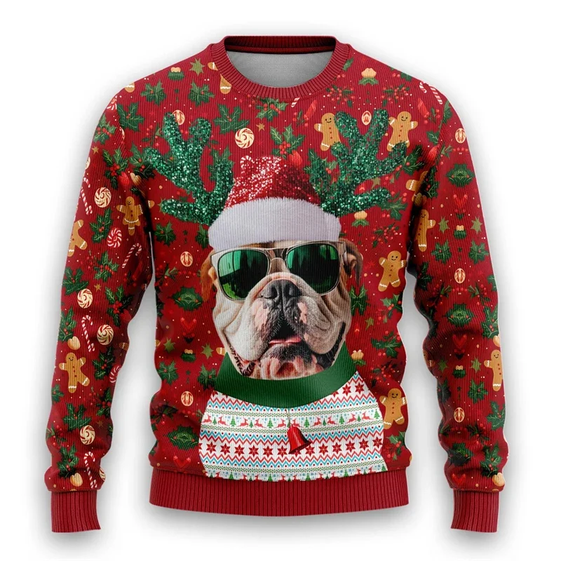 Happy Dog Snowman Ugly Christmas Sweater Dachshund Beagle Partying Dogs Graphic Sweatshirts Pet Kawaii Unisex Pullovers Female
Happy Dog Snowman Ugly Christmas Sweater Dachshund Beagle Partying Dogs Graphic Sweatshirts Pet Kawaii Unisex Pullovers Female