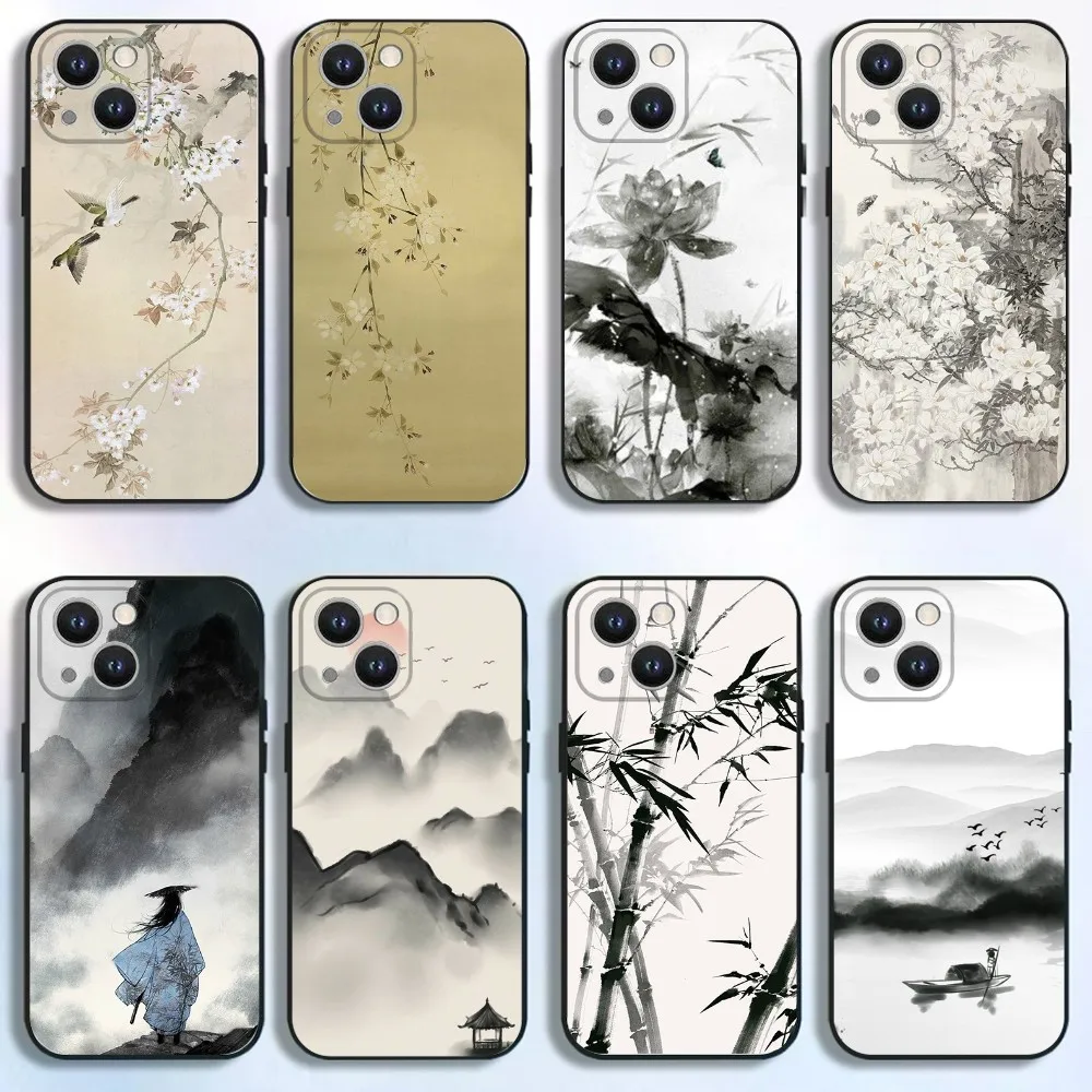 Chinese Style Chinese Style Ink Painting Phone Case For iPhone 16,15,14,13,12,11,Pro,X,XS,Max,XR,Plus,Mini Soft Black Cover
Chinese Style Chinese Style Ink Painting Phone Case For iPhone 16,15,14,13,12,11,Pro,X,XS,Max,XR,Plus,Mini Soft Black Cover