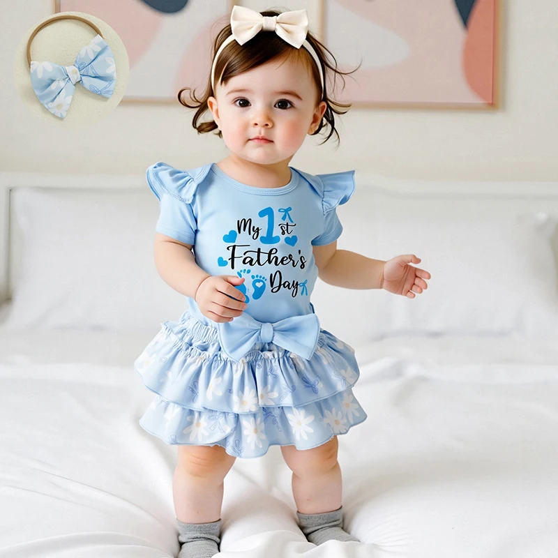 Daddy s Little Princess Father s Day Matching Outfits Letter Print Romper Shorts Headband 3Pcs Clothing Set for Baby Girl
Daddy s Little Princess Father s Day Matching Outfits Letter Print Romper Shorts Headband 3Pcs Clothing Set for Baby Girl