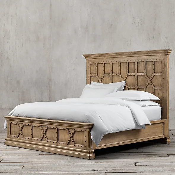 American solid wood carving flower bed classic French wedding bed American country oak solid woodretro old double
American solid wood carving flower bed classic French wedding bed American country oak solid woodretro old double