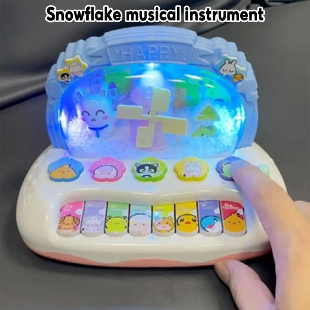 Cartoon Baby Music Piano Toy Electronic Piano Keys Sounds Lights Snowfiake Musical Instrument Toys Children Educational Game
Cartoon Baby Music Piano Toy Electronic Piano Keys Sounds Lights Snowfiake Musical Instrument Toys Children Educational Game