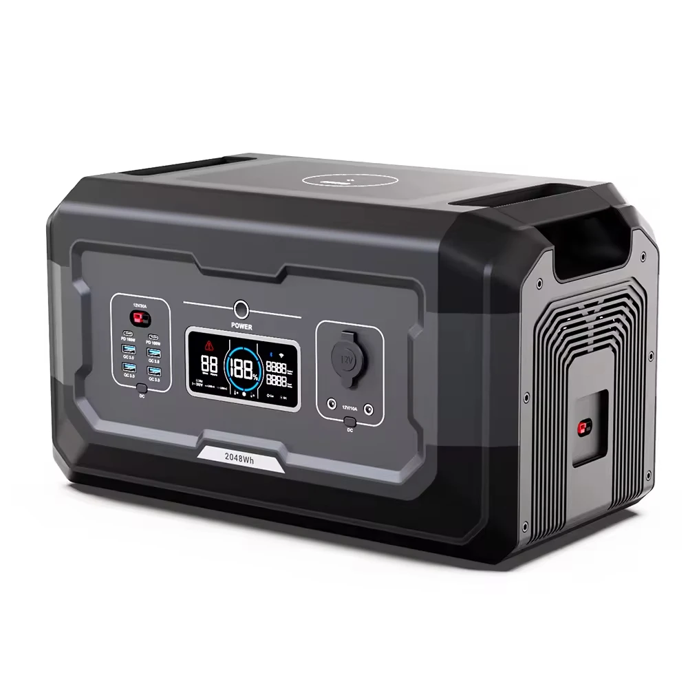 Home Energy Tragbare Powerstation Lifepo4 Charge 2000w Solar Generator 2500w Portable Power Station extra Battery for Backup