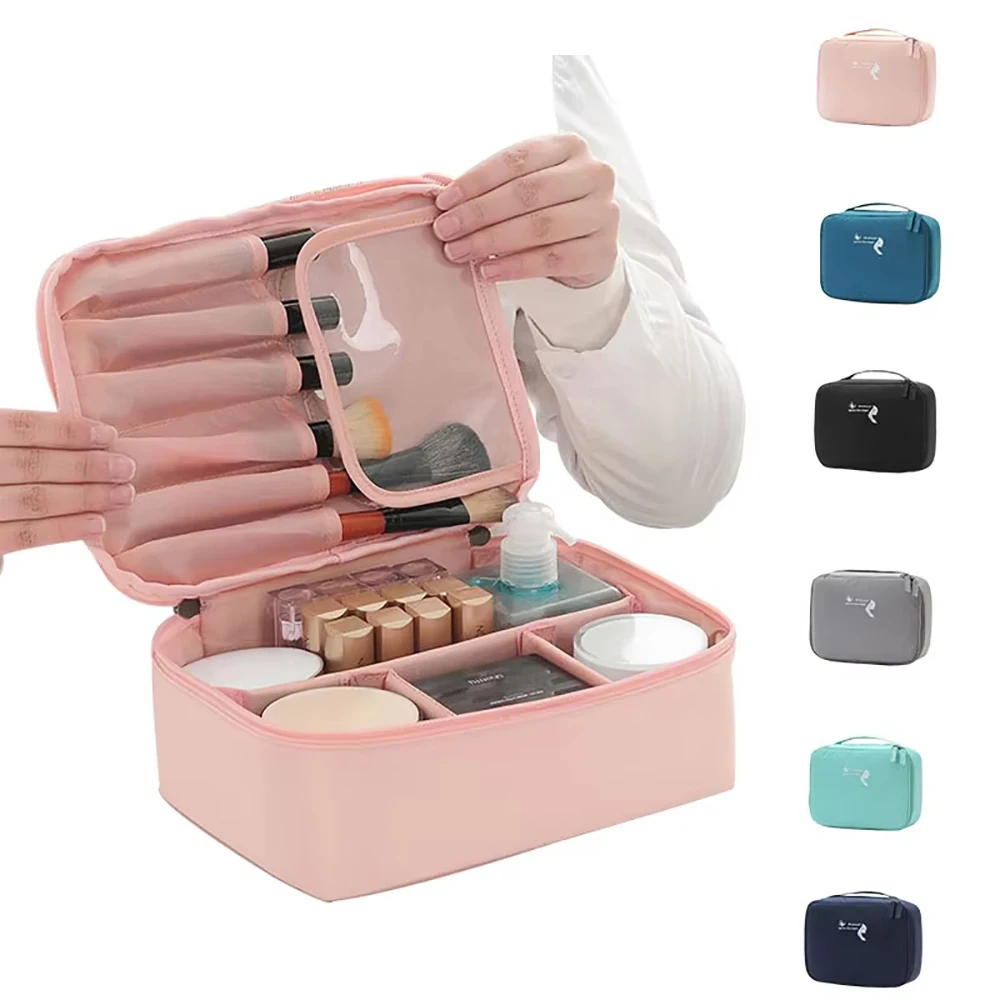 Makeup Bag For Women Toiletries Organizer Waterproof Travel Make Up Storage Pouch Female Large Capacity Portable Cosmetic Bag
Makeup Bag For Women Toiletries Organizer Waterproof Travel Make Up Storage Pouch Female Large Capacity Portable Cosmetic Bag