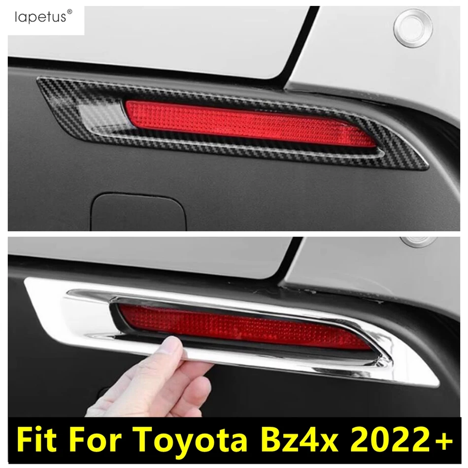 Rear Bumper Fog Lights Lamps Frame Decoration Protection Cover Trim For Toyota Bz4x 2022 2023 Chrome / Carbon Fiber Accessories
Rear Bumper Fog Lights Lamps Frame Decoration Protection Cover Trim For Toyota Bz4x 2022 2023 Chrome / Carbon Fiber Accessories