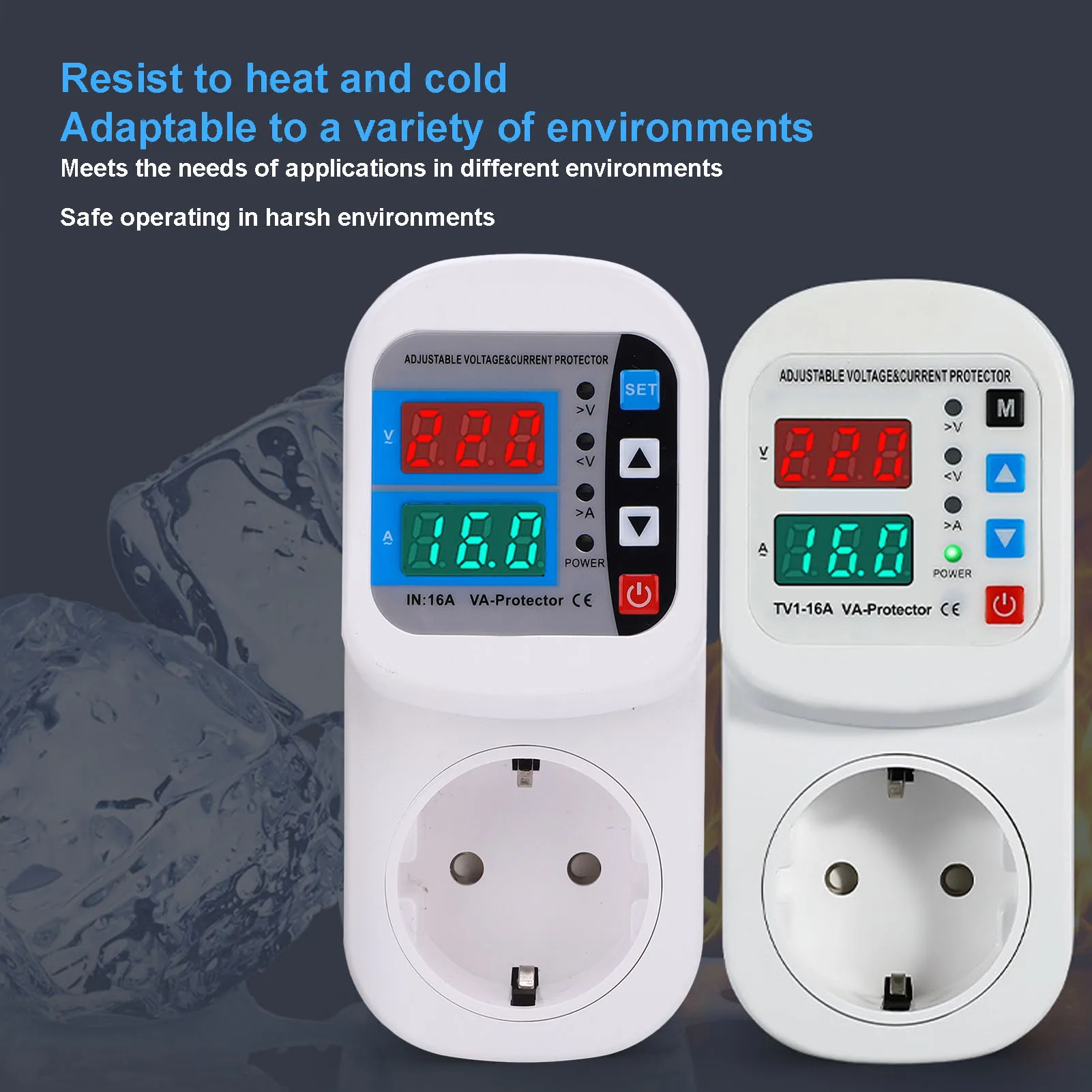 Protector Outlet 16A Adjustable Digital Display Automatic Voltage Current Guard Socket for Home Voltage Protector
Protector Outlet 16A Adjustable Digital Display Automatic Voltage Current Guard Socket for Home Voltage Protector