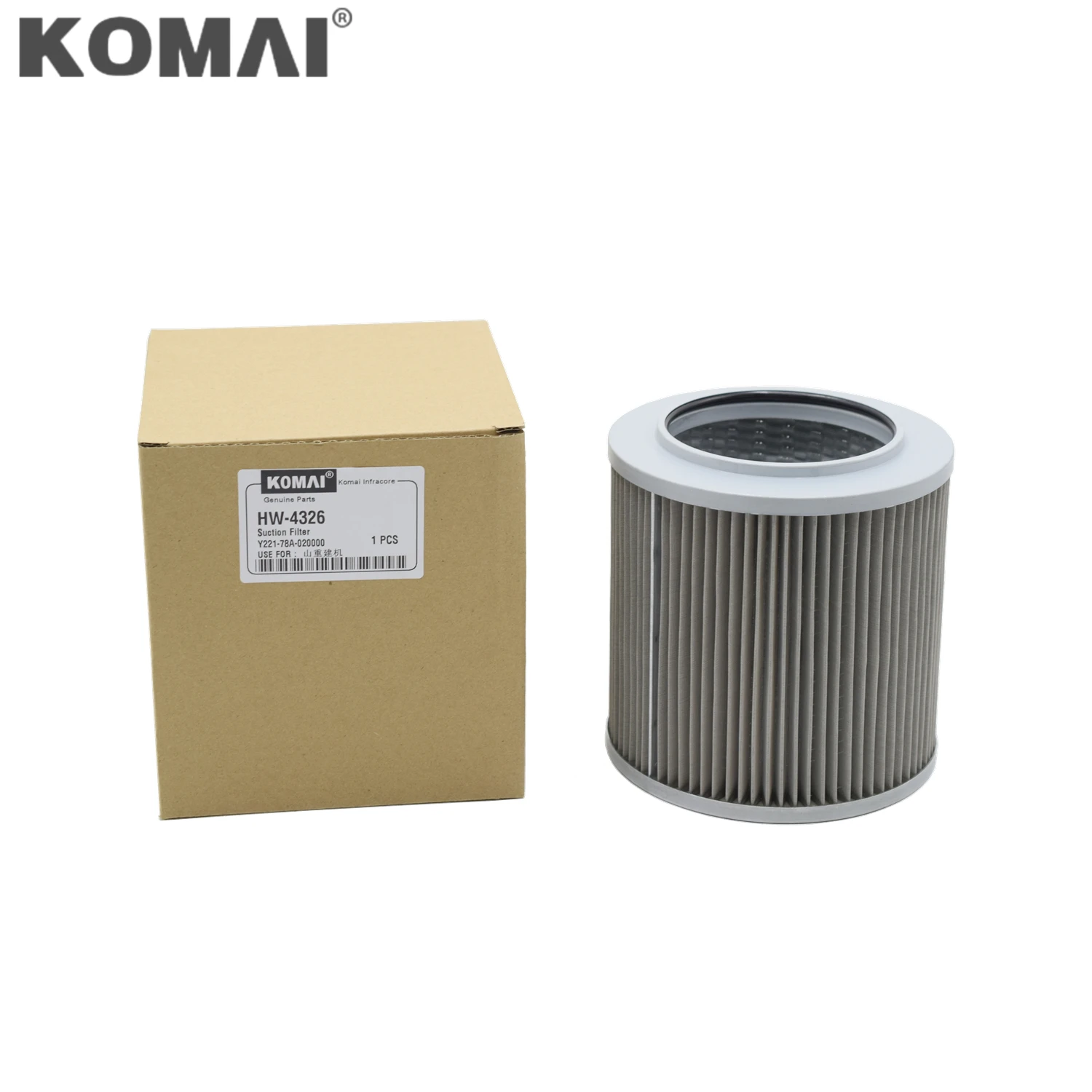 Komai Filter Y221-78A-020000 Hydraulic Oil Suction Filter Element For Strong Excavator
Komai Filter Y221-78A-020000 Hydraulic Oil Suction Filter Element For Strong Excavator