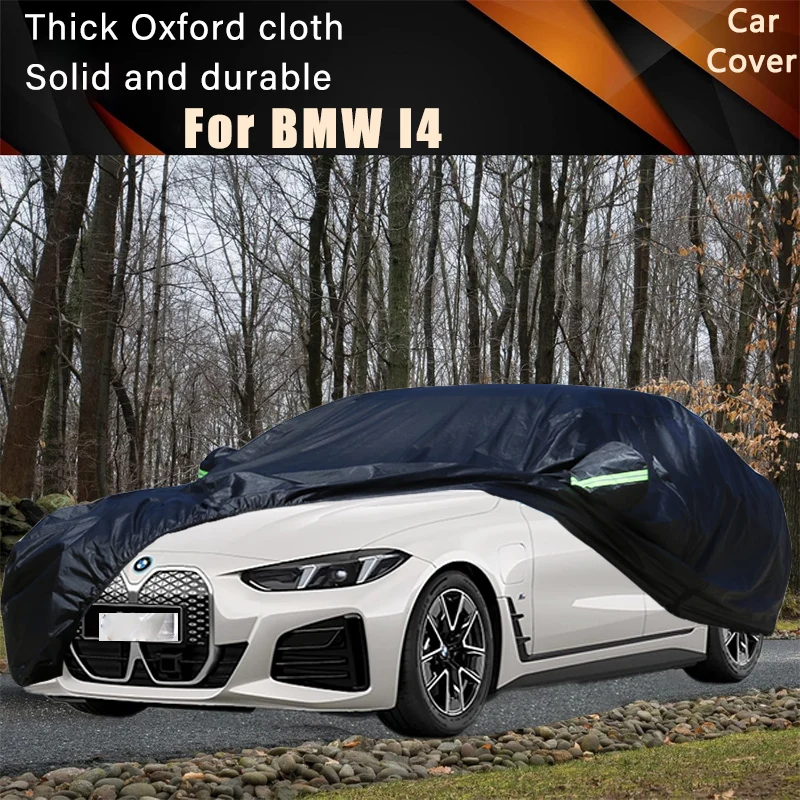 For BMW I4 Black Car Covers Outdoor Waterproof Dustproof Sun Rain Snow Protection Thick Oxford Cloth Full Outer Cover
For BMW I4 Black Car Covers Outdoor Waterproof Dustproof Sun Rain Snow Protection Thick Oxford Cloth Full Outer Cover