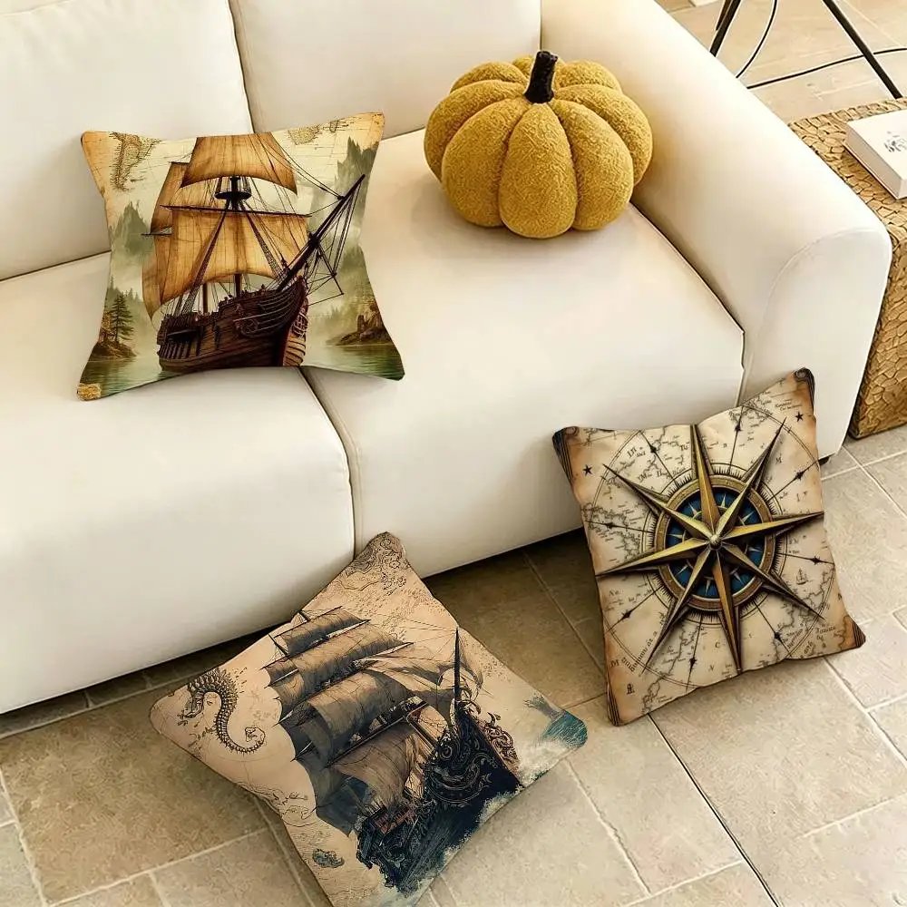 Vintage P-Pirate S-Ship Square Double-Sided printed Pillow Case Bedroom Bedside Pillow Sofa Cushion Cover Gift
Vintage P-Pirate S-Ship Square Double-Sided printed Pillow Case Bedroom Bedside Pillow Sofa Cushion Cover Gift