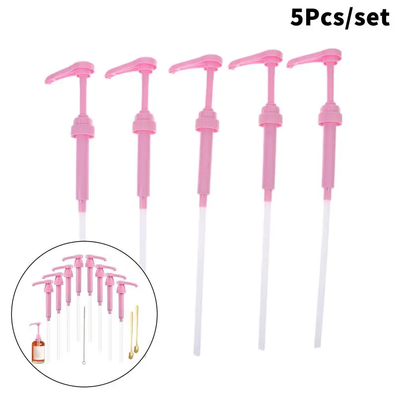 5X Syrup Pump Dispenser - Press Action Pump Head for Coffee Syrups & Juice Bottles
5X Syrup Pump Dispenser - Press Action Pump Head for Coffee Syrups & Juice Bottles