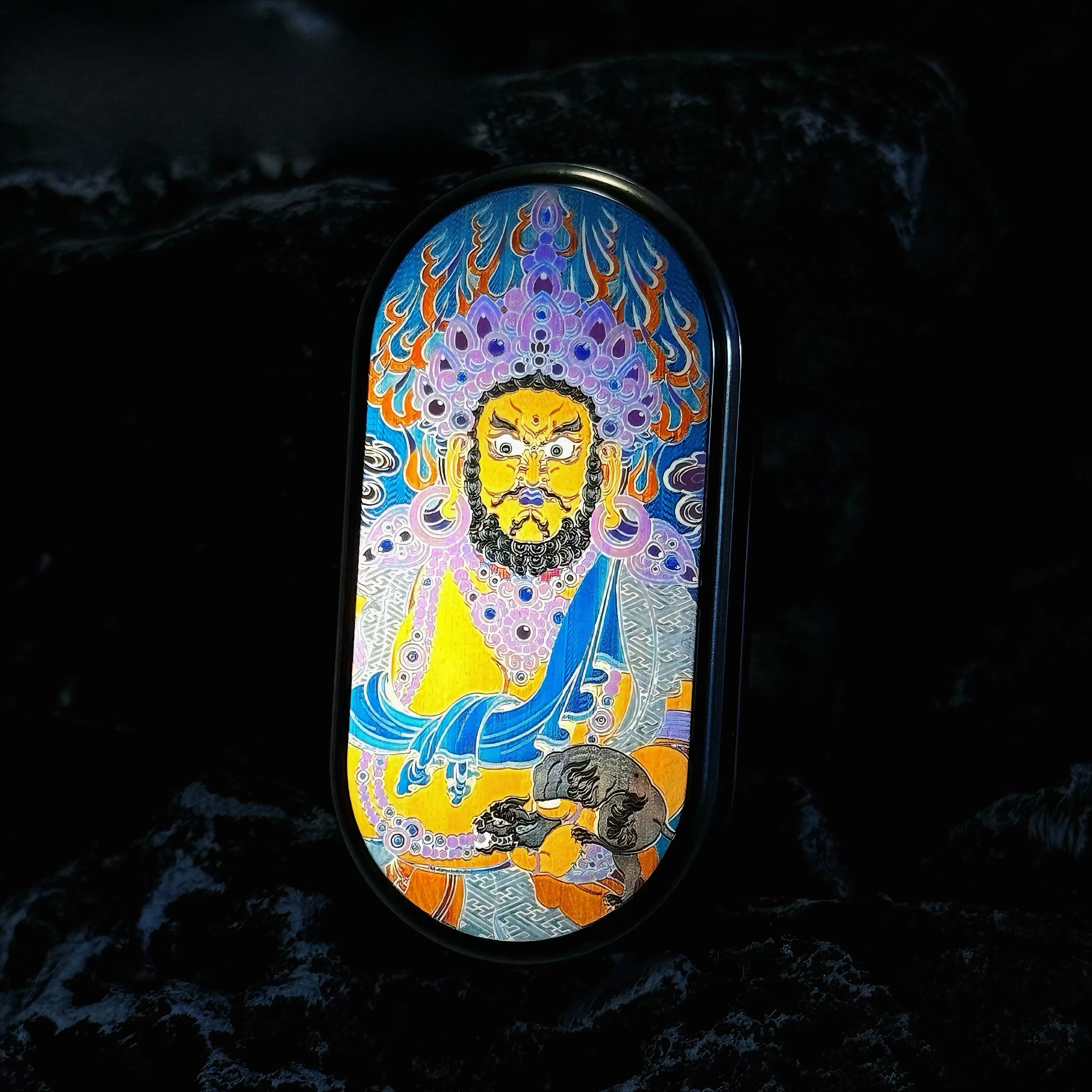 Huang Caishen, tuning fork Haru player You edc zirconium alloy push card decompression black technology toy fingertip gyro god
Huang Caishen, tuning fork Haru player You edc zirconium alloy push card decompression black technology toy fingertip gyro god