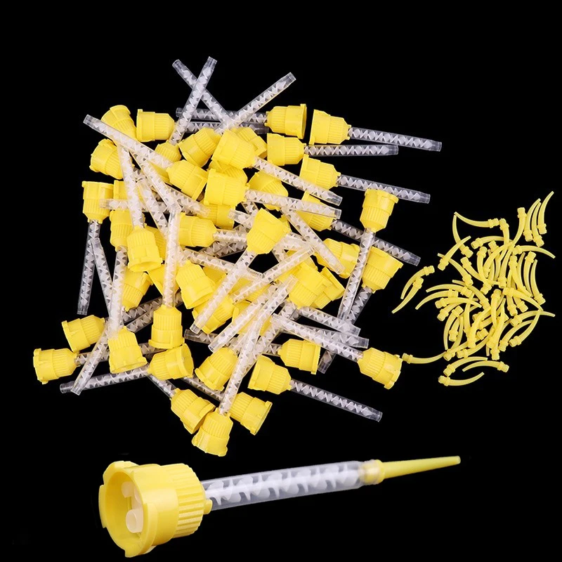 50pcs Intraoral Mixing Tips Mixing Tubes Dental Impression Disposable/Disposable Silicone Rubber Dentistry Materials
50pcs Intraoral Mixing Tips Mixing Tubes Dental Impression Disposable/Disposable Silicone Rubber Dentistry Materials