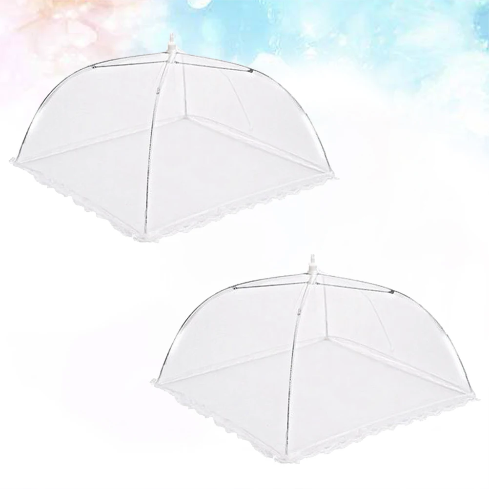 6pcs Anti-fly Cover Tent Mesh Food Cover Protective Picnic Umbrella White Collapsible Reusable Kitchen Bar Supplies
6pcs Anti-fly Cover Tent Mesh Food Cover Protective Picnic Umbrella White Collapsible Reusable Kitchen Bar Supplies