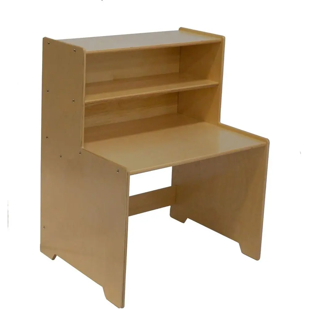 Natural Wooden Kids Computer Desk with Hutch - Study Table for Children
Natural Wooden Kids Computer Desk with Hutch - Study Table for Children