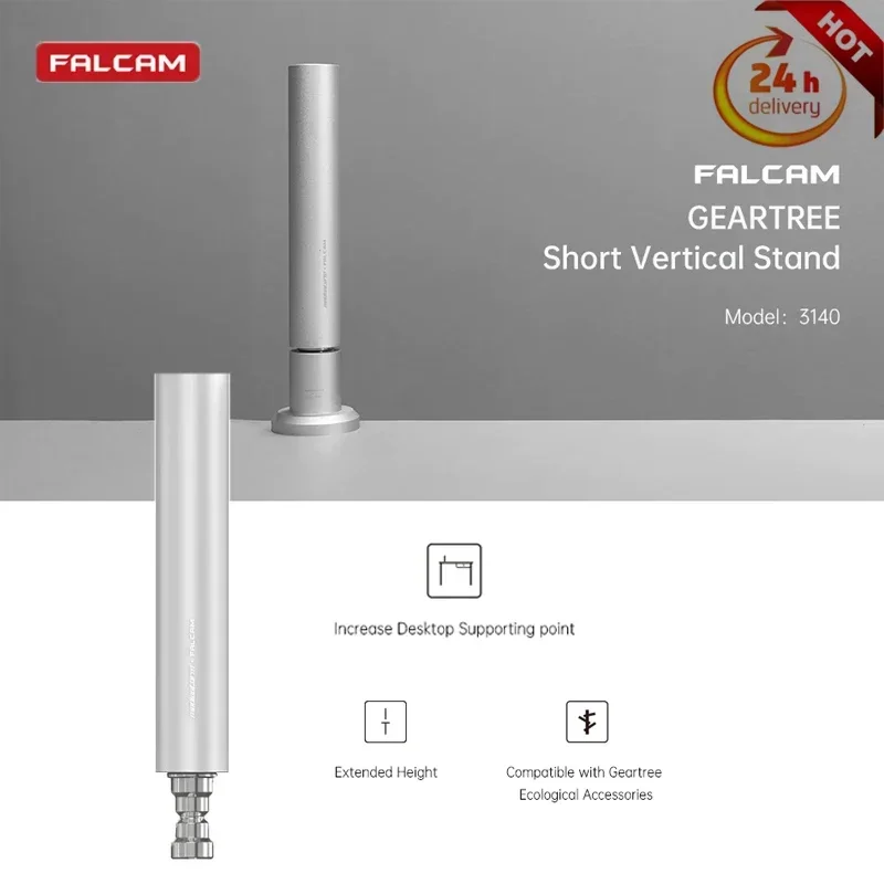 FALCAM GearTree Short Vertical Stand Increase Desktop Supporting Point Equipped w/ GEARTREE Single Mounting Clamp for Microphone
FALCAM GearTree Short Vertical Stand Increase Desktop Supporting Point Equipped w/ GEARTREE Single Mounting Clamp for Microphone