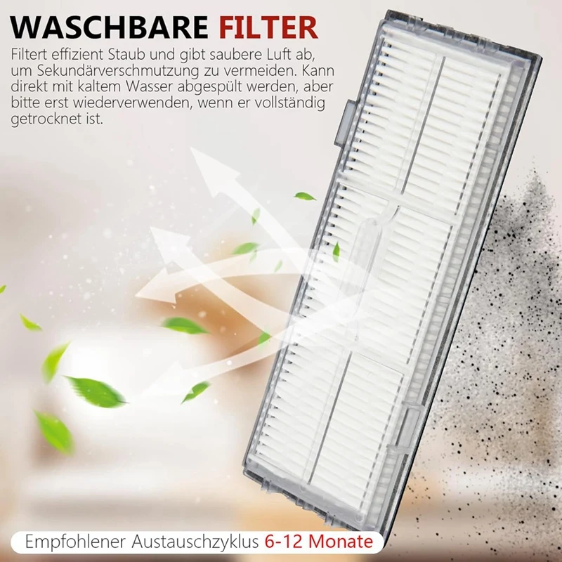 Accessories for S8 / S8+ / S8 Plus / S8 Pro Ultra Robot Vacuum Cleaner Main Side Brush Hepa Filter Mop Cloth-A68X
Accessories for S8 / S8+ / S8 Plus / S8 Pro Ultra Robot Vacuum Cleaner Main Side Brush Hepa Filter Mop Cloth-A68X