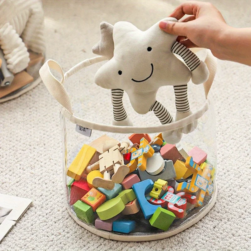 Ins Korean Version of Children's Toys Storage Bucket Multifunctional Waterproof Can Lift Transparent Storage Bag
Ins Korean Version of Children's Toys Storage Bucket Multifunctional Waterproof Can Lift Transparent Storage Bag