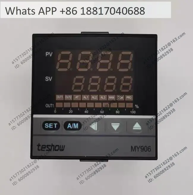 Temperature control meter MY906 thermostat meter MY906-V three-wire motor valve intelligent temperature control meter
Temperature control meter MY906 thermostat meter MY906-V three-wire motor valve intelligent temperature control meter