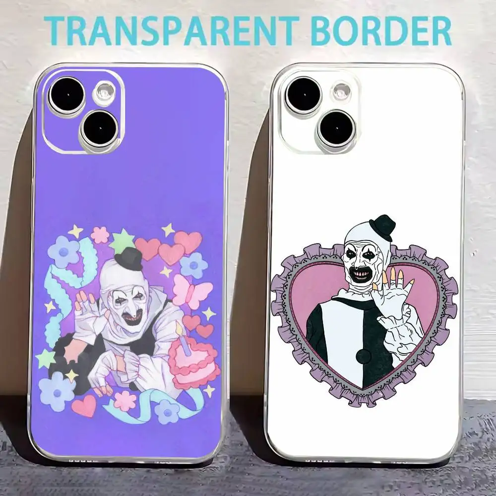 Art the Clown horror T-Terrifi Phone Case For iPhone17,16,15,14,13,12,11 Plus,Pro Max Soft Transparent Cover
Art the Clown horror T-Terrifi Phone Case For iPhone17,16,15,14,13,12,11 Plus,Pro Max Soft Transparent Cover