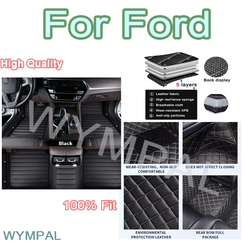 Luxury Custom Car Floor Mats For Ford Kuga Puma Focus mk2 Focus mk3 Focus mk4 Focus MK1 Fusion KA accessories
Luxury Custom Car Floor Mats For Ford Kuga Puma Focus mk2 Focus mk3 Focus mk4 Focus MK1 Fusion KA accessories