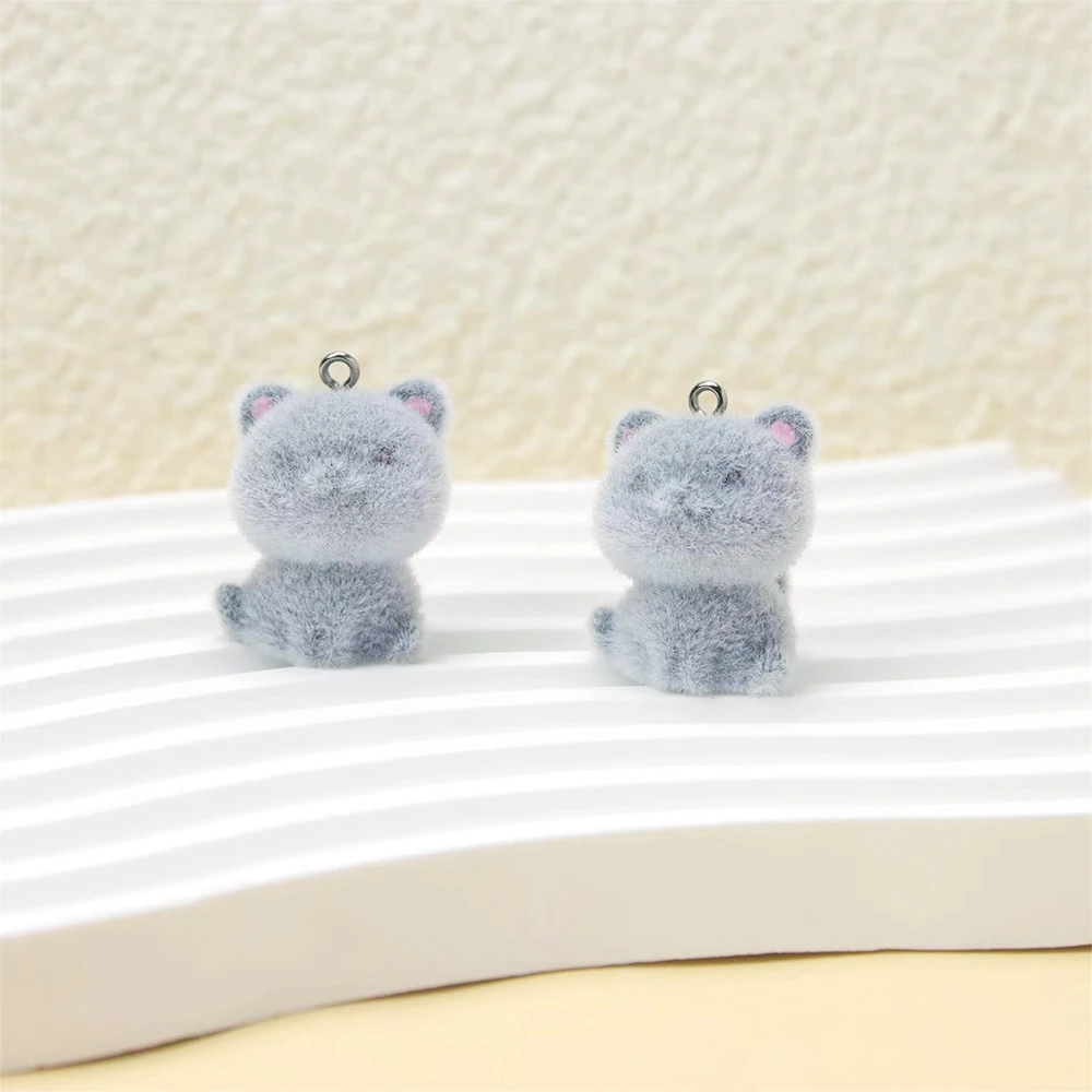 20 PCS 3D Flocking Blue Cat Charms Plush Dolls Pendants for Necklace Keychain Jewelry Making DIY Handmade Accessories Wholesale
20 PCS 3D Flocking Blue Cat Charms Plush Dolls Pendants for Necklace Keychain Jewelry Making DIY Handmade Accessories Wholesale