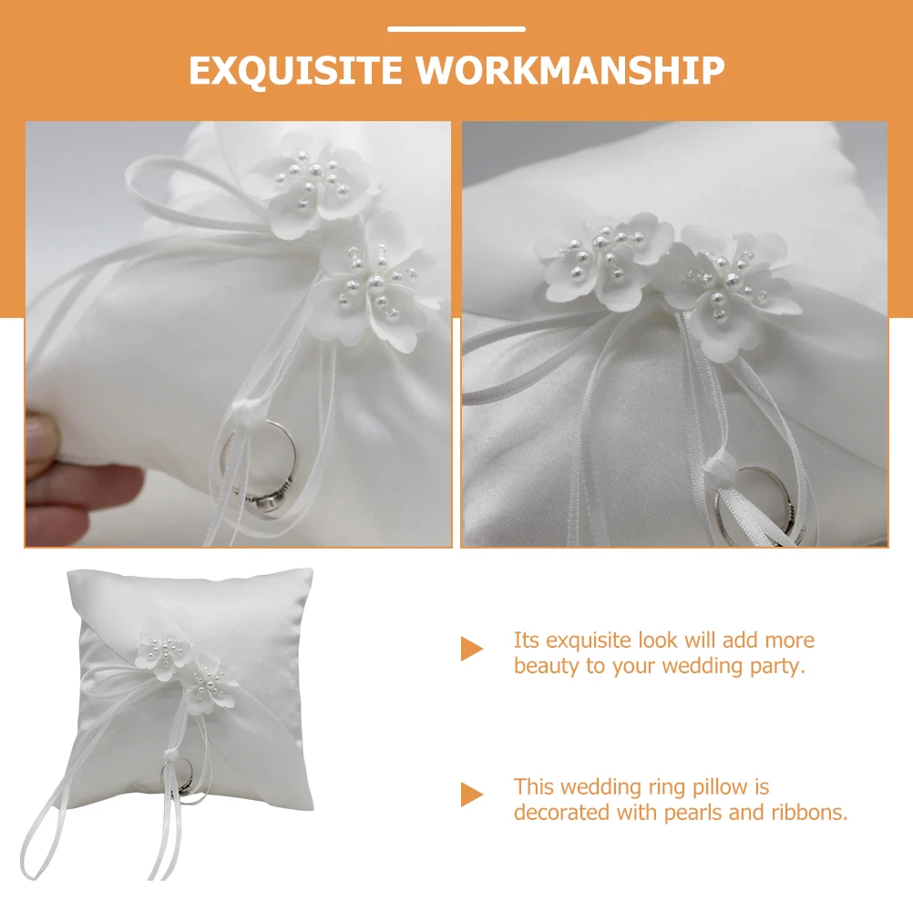 1 Pcs Beautiful Wedding Ring Pillow Cushion With Pearls Ideal For Engagement And Proposal
1 Pcs Beautiful Wedding Ring Pillow Cushion With Pearls Ideal For Engagement And Proposal