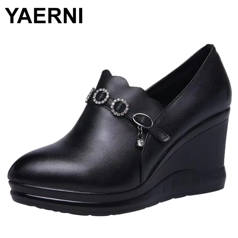 2025 High Wedges Platform Pumps For Women Genuine Leather High Heels Platform Round Toe Pump Women's Casual Leather Shoes
2025 High Wedges Platform Pumps For Women Genuine Leather High Heels Platform Round Toe Pump Women's Casual Leather Shoes