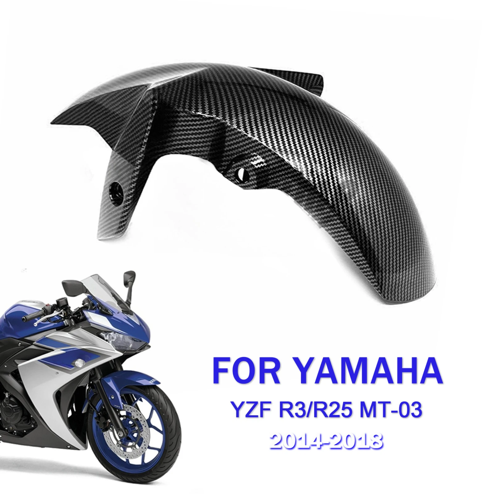 For YAMAHA YZF R3/R25 MT-03 2015-2018 Motorcycle Splash Guard Front Wheel Hugger Fender Mudguard Mud Splash Mud Guard Cover
For YAMAHA YZF R3/R25 MT-03 2015-2018 Motorcycle Splash Guard Front Wheel Hugger Fender Mudguard Mud Splash Mud Guard Cover