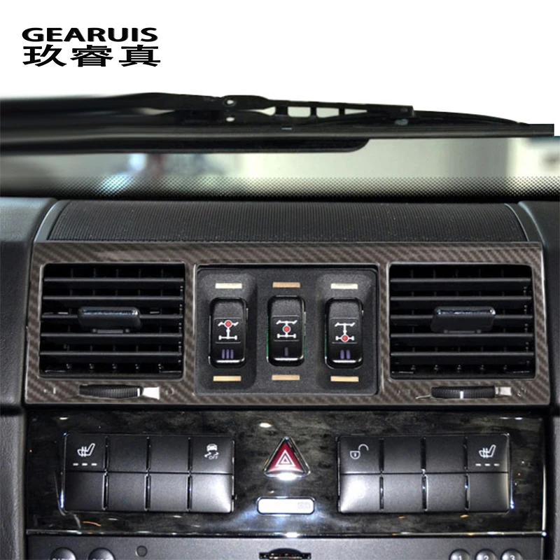For Mercedes Benz G Class W463 G500 G55 2004-2011 Carbon fiber Car Central Control Air Conditioning Air Outlet Cover Stickers
For Mercedes Benz G Class W463 G500 G55 2004-2011 Carbon fiber Car Central Control Air Conditioning Air Outlet Cover Stickers