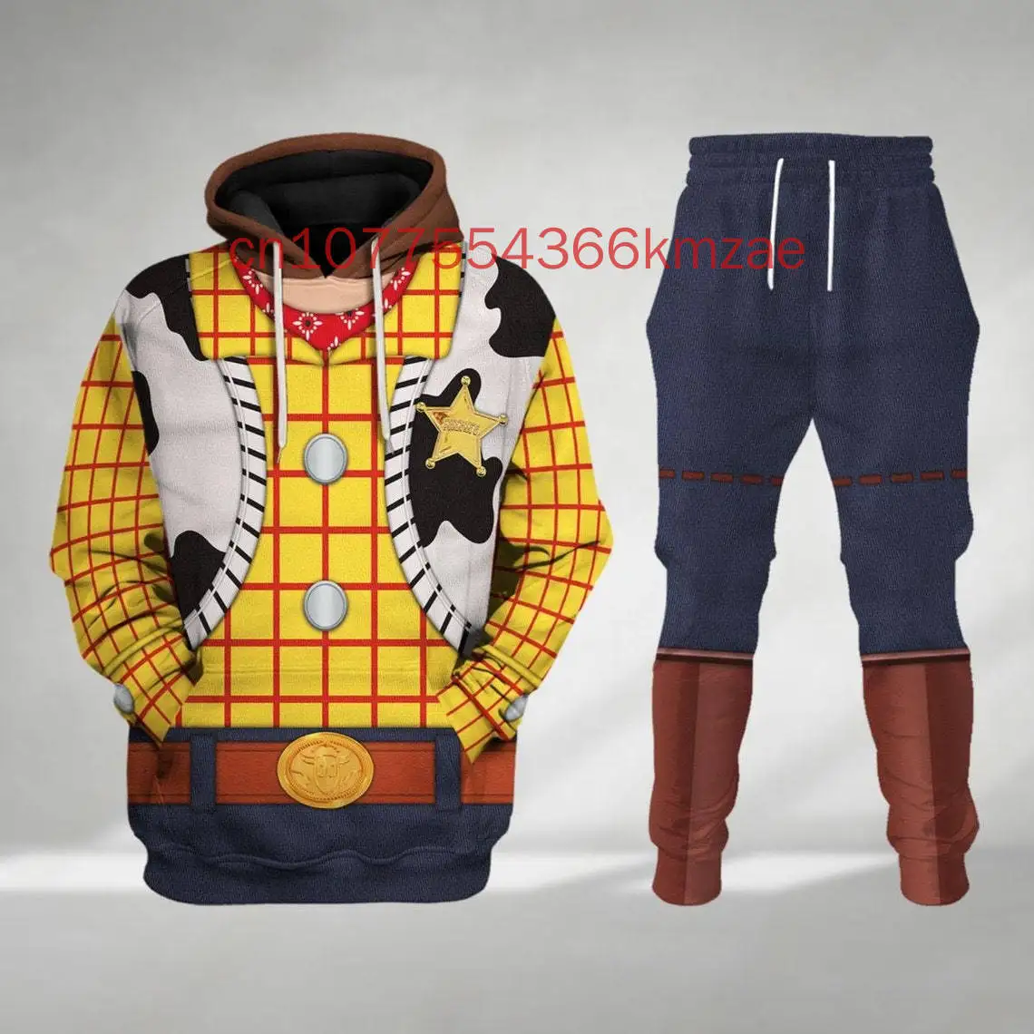 Spring and summer New Toy Story Hoodie Jogging sweatpants Sportswear 3D Print Woody Men's And Women's Sportswear set
Spring and summer New Toy Story Hoodie Jogging sweatpants Sportswear 3D Print Woody Men's And Women's Sportswear set