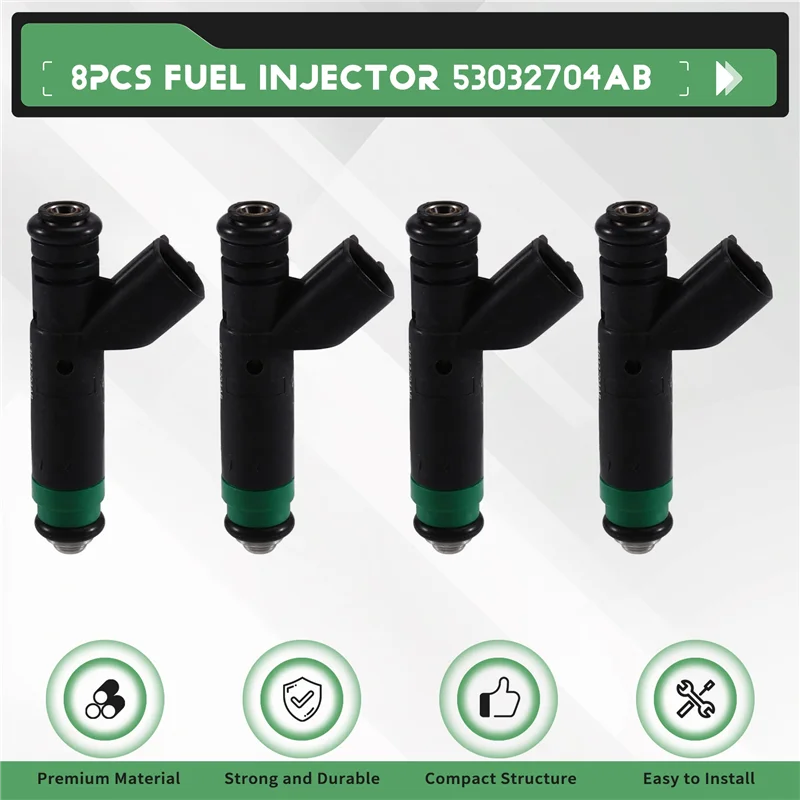 8PCS Fuel Injector 53032704AB For Dodge Durango 4.7L Ram 1500 Dakota Jeep Grand Cherokee Engine
8PCS Fuel Injector 53032704AB For Dodge Durango 4.7L Ram 1500 Dakota Jeep Grand Cherokee Engine