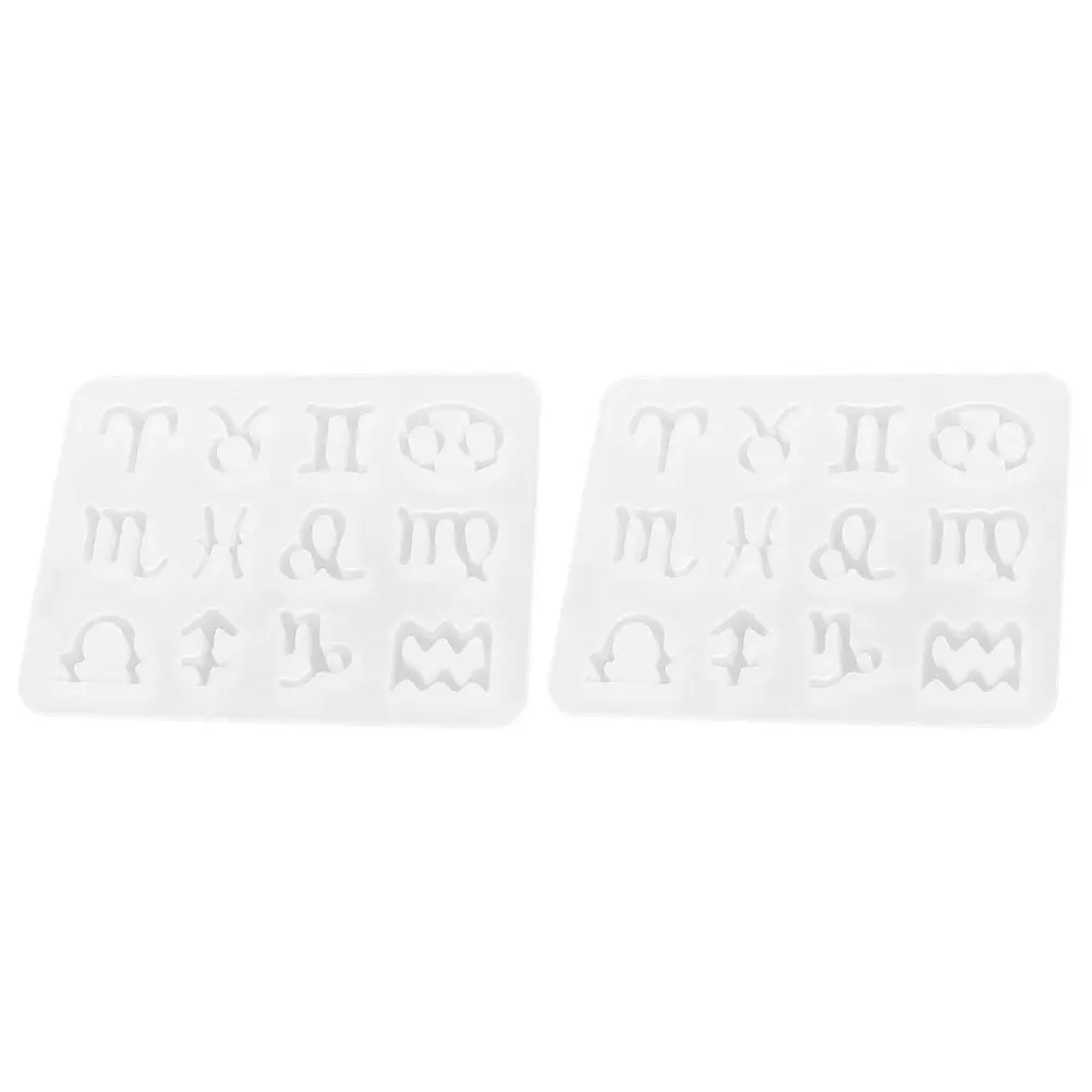 2Pcs Zodiac DIY Pendant Mold Silicone Craft Mold for Resin Epoxy Keychain Making Creative Home Art Decoration Supplies
2Pcs Zodiac DIY Pendant Mold Silicone Craft Mold for Resin Epoxy Keychain Making Creative Home Art Decoration Supplies