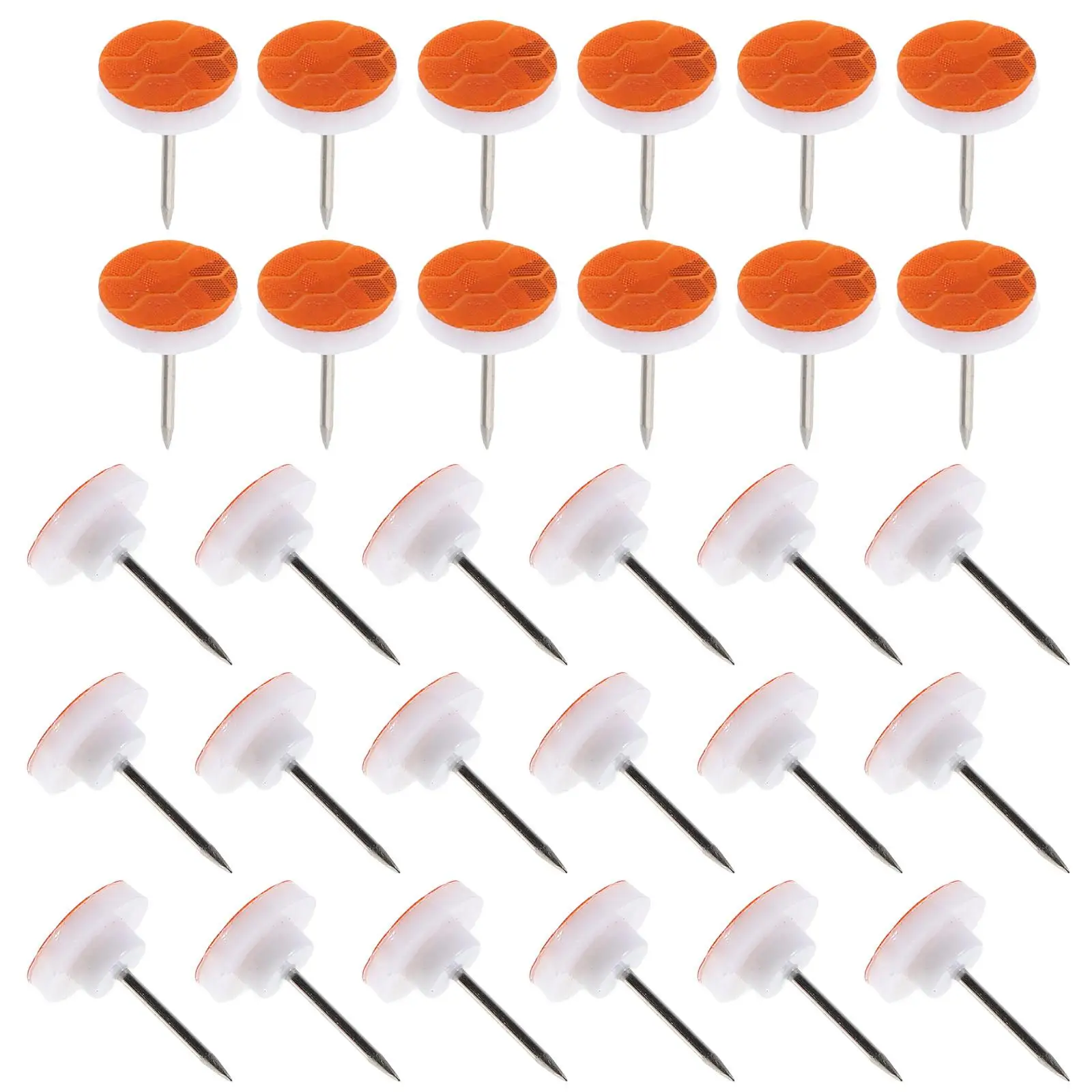 100pcs Reflective Tacks Orange Safety Pins Glow Thumb Tack for Camping Hiking Marking Trails Metal Push Pins Glow
100pcs Reflective Tacks Orange Safety Pins Glow Thumb Tack for Camping Hiking Marking Trails Metal Push Pins Glow