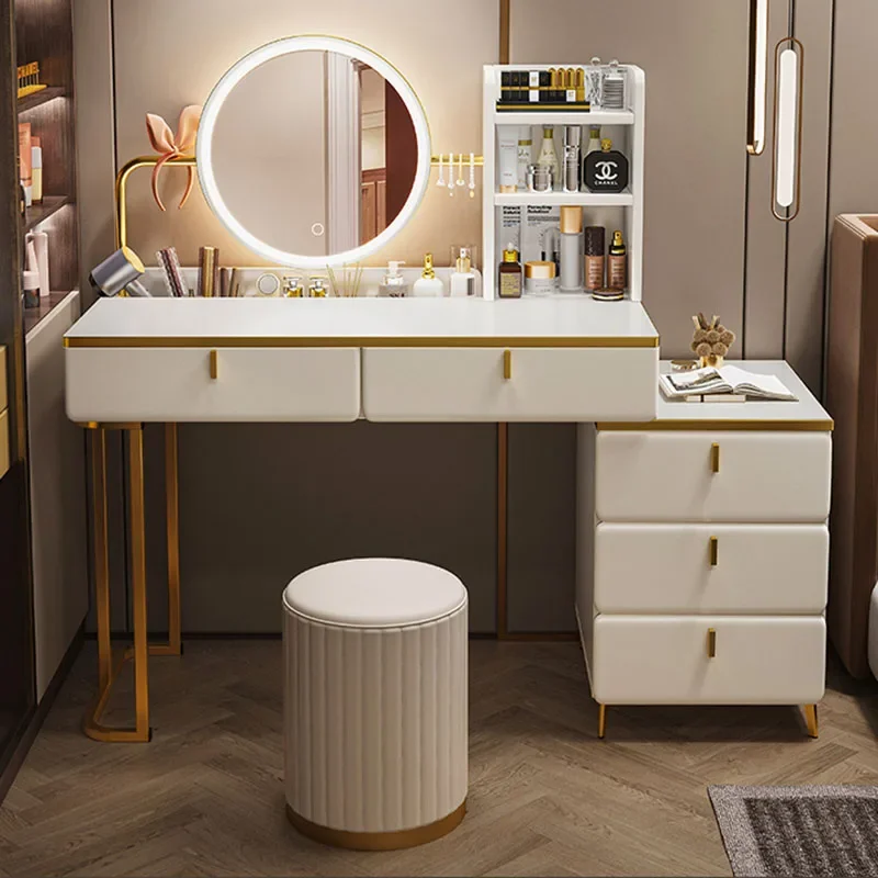 Magazine Funky Vanity Table European Makeup Vintage Ergonomic Creative Dressing Table Reception Penteadeira Lounge Furniture
Magazine Funky Vanity Table European Makeup Vintage Ergonomic Creative Dressing Table Reception Penteadeira Lounge Furniture