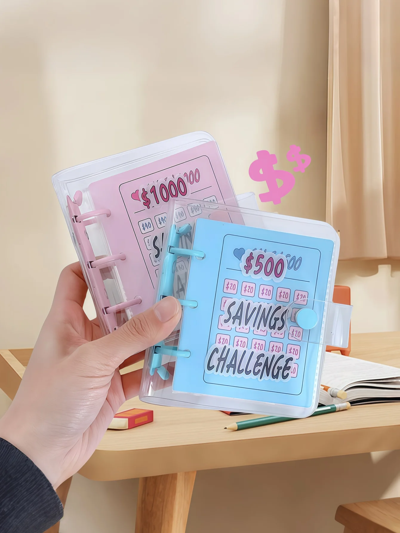Savings Challenge Binder, Money-Saving Binder, Savings Challenge Book with Envelopes, Mini Budget Binder with Cash Accessories
Savings Challenge Binder, Money-Saving Binder, Savings Challenge Book with Envelopes, Mini Budget Binder with Cash Accessories