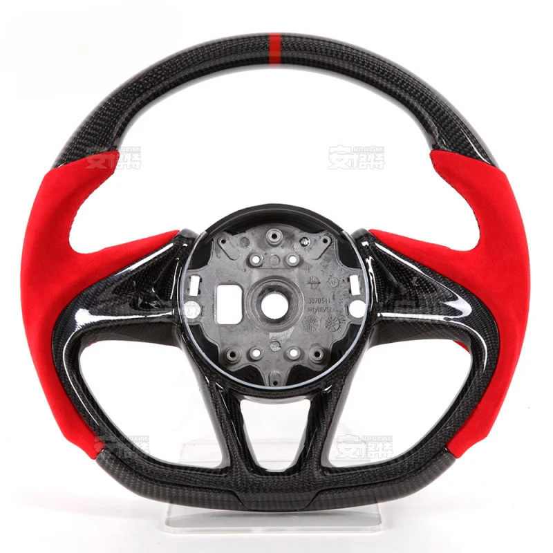 For McLaren All Series Red Suede & Carbon Fiber Steering Wheel Assembly (Custom Modified Part)
For McLaren All Series Red Suede & Carbon Fiber Steering Wheel Assembly (Custom Modified Part)
