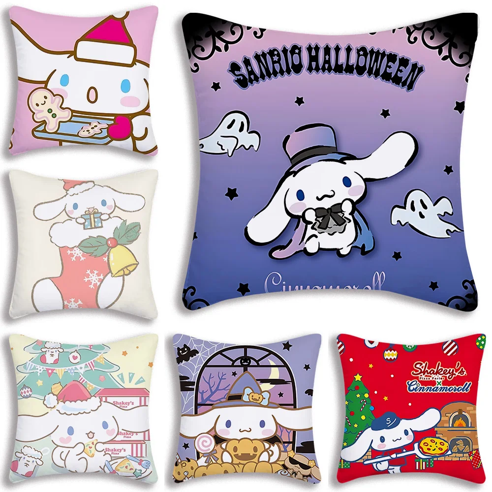 Cartoon Cinnamoroll Kawaii Pillow Covers Cartoon Sofa Decorative Home Double-sided Printing Short Plush Cute Cushion Cover
Cartoon Cinnamoroll Kawaii Pillow Covers Cartoon Sofa Decorative Home Double-sided Printing Short Plush Cute Cushion Cover