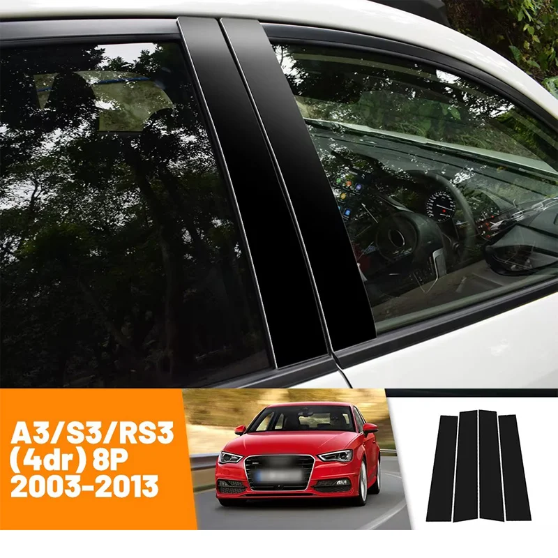 Декоративные наклейки на черные дверные и оконные стойки B и C для Audi A3 S3 RS3 8P 2003-2013
Декоративные наклейки на черные дверные и оконные стойки B и C для Audi A3 S3 RS3 8P 2003-2013