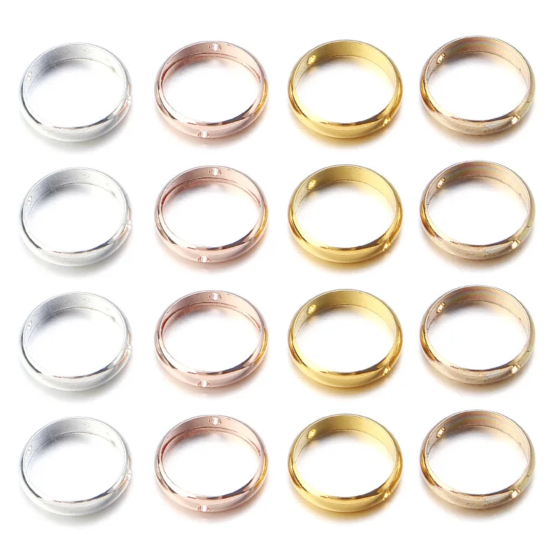 10pcs 9/10/12mm Double Hole Copper Ring Spacer Beads Metal ConnectorAccessories for Jewelry Making DIY Necklace Bracelet Earring
10pcs 9/10/12mm Double Hole Copper Ring Spacer Beads Metal ConnectorAccessories for Jewelry Making DIY Necklace Bracelet Earring