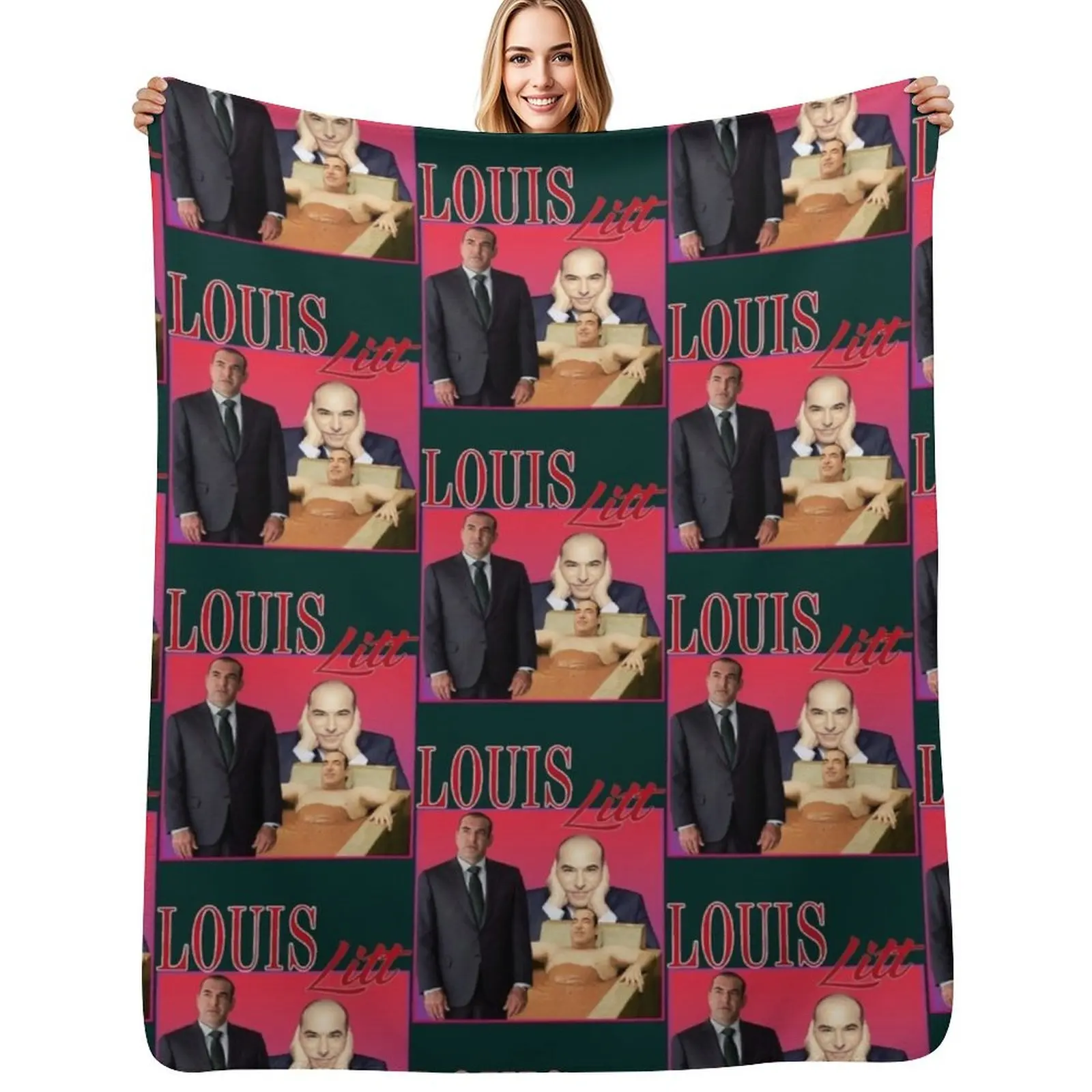 LOUIS LITT Vintage Throw Blanket Reusable Durable Soft Blanket for All Seasons
LOUIS LITT Vintage Throw Blanket Reusable Durable Soft Blanket for All Seasons
