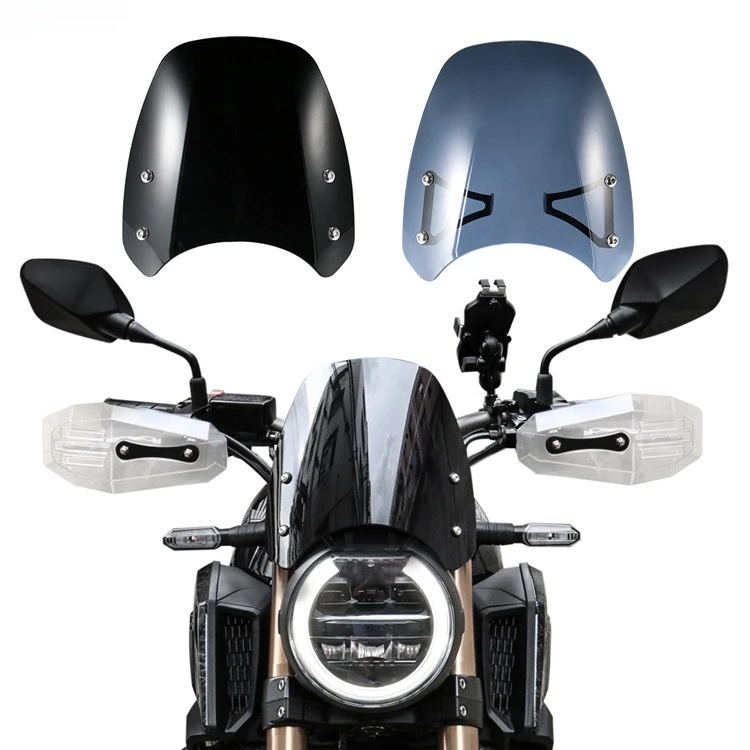 Motorcycle Accessories Windshield Is Suitable for Honda Motorcycle CB650R Modified Front Windshield Heightened Windshield
Motorcycle Accessories Windshield Is Suitable for Honda Motorcycle CB650R Modified Front Windshield Heightened Windshield