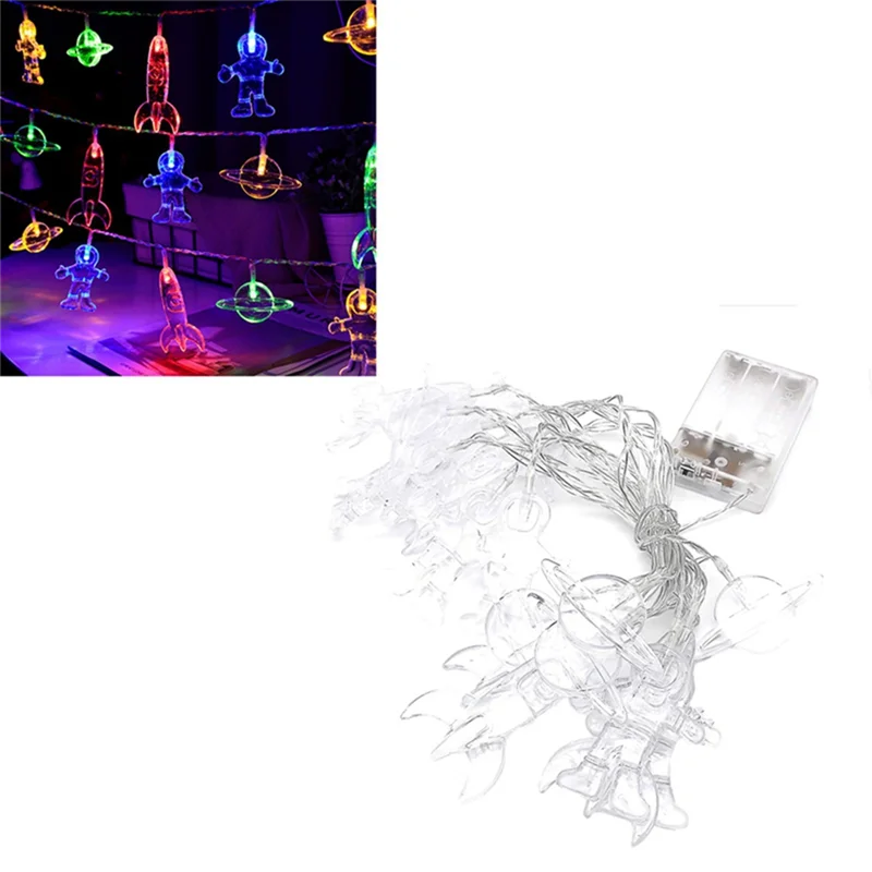 TCES-LED Light String Spaceman Universe Burst Planet Детская световая строка на Хэллоуин, 6 м, 40 лампочек
TCES-LED Light String Spaceman Universe Burst Planet Детская световая строка на Хэллоуин, 6 м, 40 лампочек