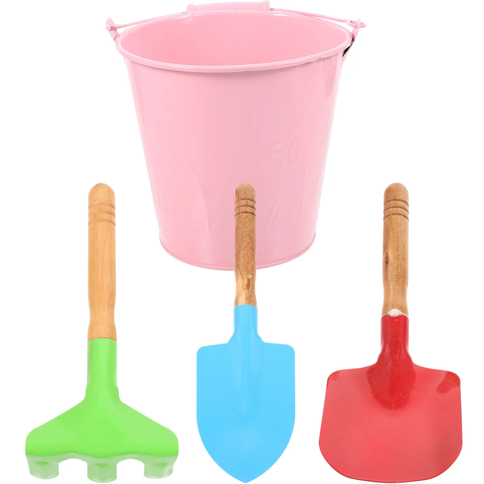 1Set Garden Tool Handy Set Lightweight Wooden Handle Shovel Rake for Planting Sandbox Play Iron Bucket Toys
1Set Garden Tool Handy Set Lightweight Wooden Handle Shovel Rake for Planting Sandbox Play Iron Bucket Toys
