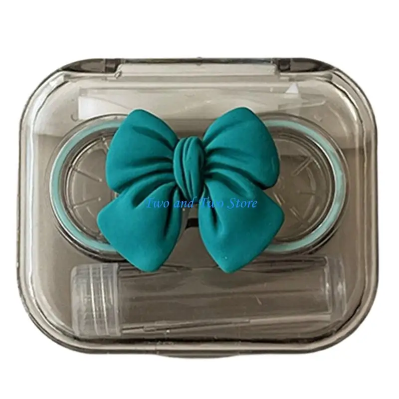 HX6F Lovely Bowknot Design Contacts Lens Travel Case Container Box Sealed Storage Box
HX6F Lovely Bowknot Design Contacts Lens Travel Case Container Box Sealed Storage Box