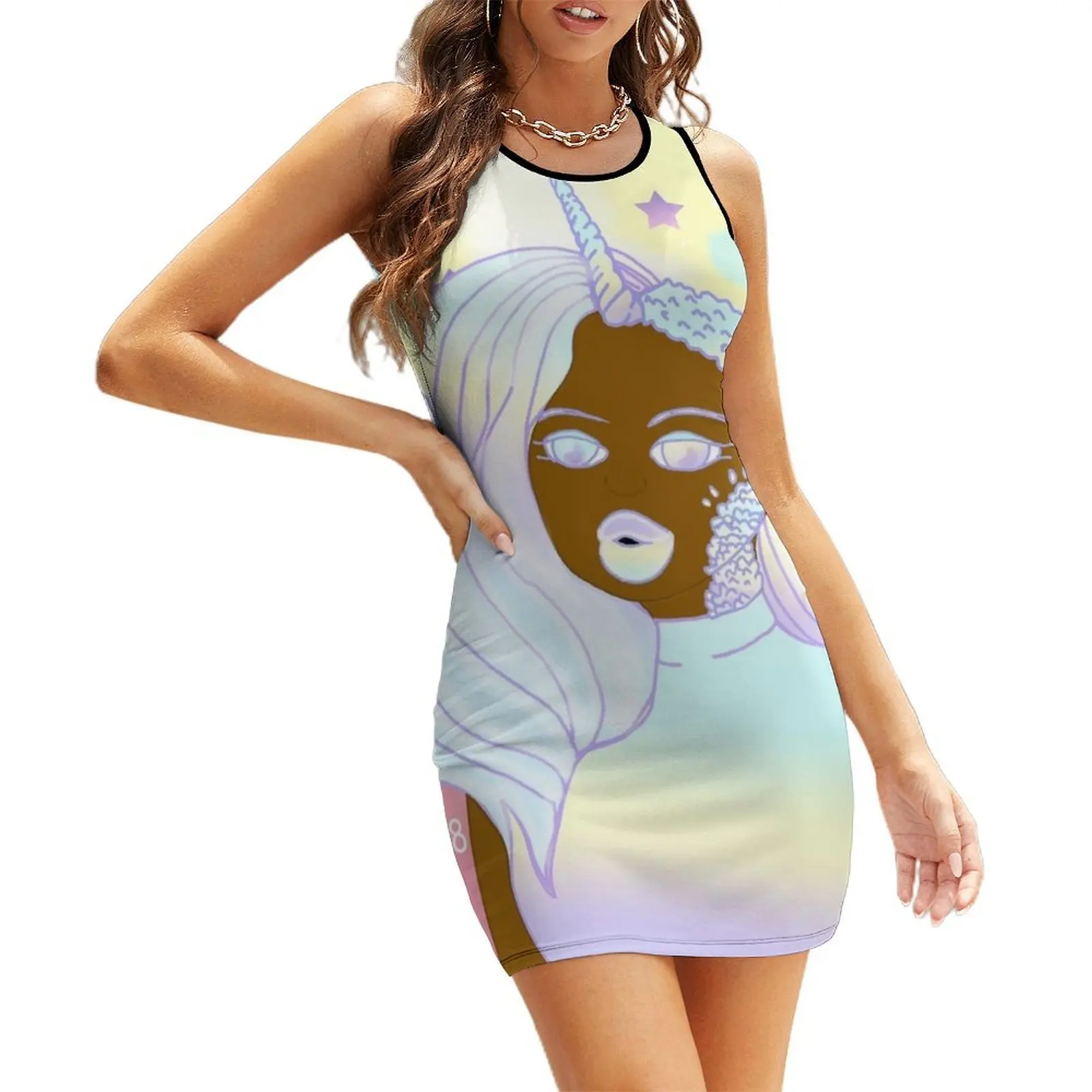 The Star Unicorn Sleeveless Sundress Clothing female chic and elegant evening dress elegant dresses plus sizes
The Star Unicorn Sleeveless Sundress Clothing female chic and elegant evening dress elegant dresses plus sizes