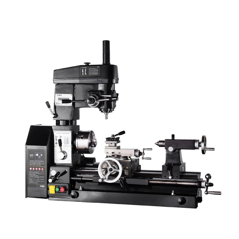 CT300 Household Lathe Small Multifunctional Lathe Bench Drill Cart Drilling and Milling Machine Metal Milling Machine Lathe
CT300 Household Lathe Small Multifunctional Lathe Bench Drill Cart Drilling and Milling Machine Metal Milling Machine Lathe