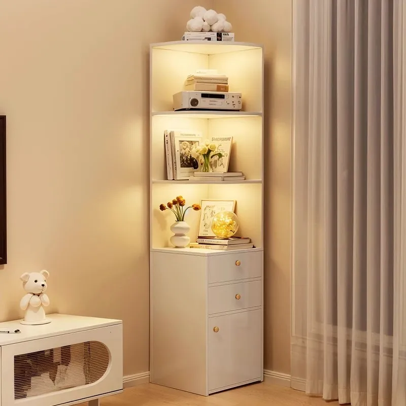 Solid wood rack Household corner cabinet Bedroom corner triangle cabinet Wall side cabinet Corner locker
Solid wood rack Household corner cabinet Bedroom corner triangle cabinet Wall side cabinet Corner locker