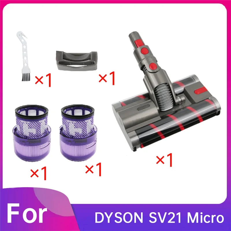 CKFAM-For DYSON SV21 Micro Vacuum Parts Replacement Soft Roller Cleaner Head With Switch Lock Filter Brush Ultra Durable Accesso
CKFAM-For DYSON SV21 Micro Vacuum Parts Replacement Soft Roller Cleaner Head With Switch Lock Filter Brush Ultra Durable Accesso